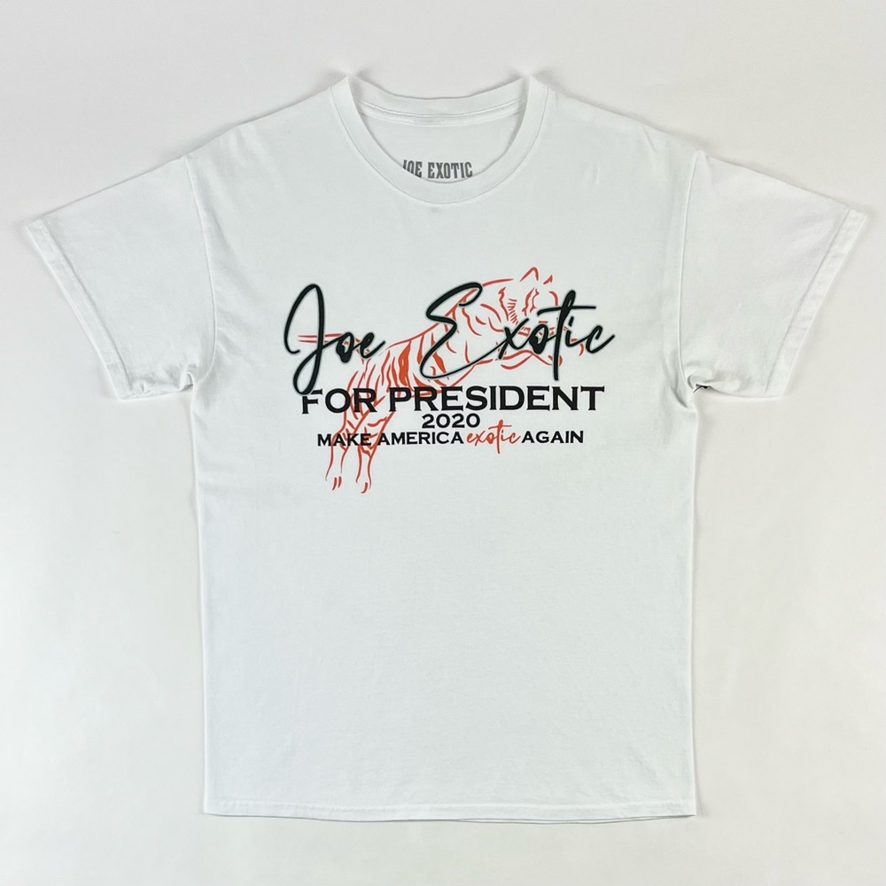Tiger King Joe Exotic For President 2020 Graphic Tee